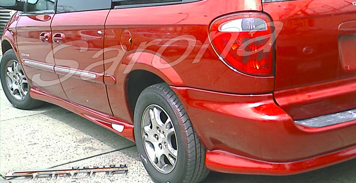 Custom Dodge Grand Caravan Side Skirts  Mini Van (2001 - 2006) - $425.00 (Part #DG-003-SS)